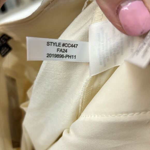 J. Crew CC447 Full-length wide-leg trouser in cotton blend NWT size 0 - Picture 10 of 11